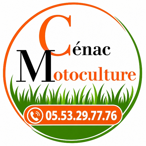 Logo de Cénac Motoculture, partenaire du Sarlat Handball Périgord Noir