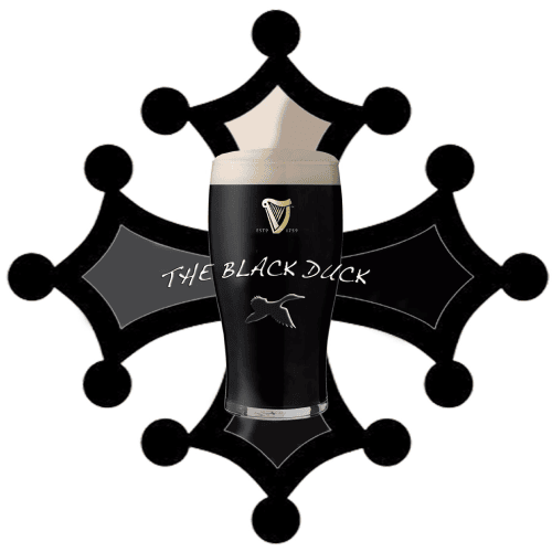 Logo de The Black Duck, partenaire du Sarlat Handball Périgord Noir