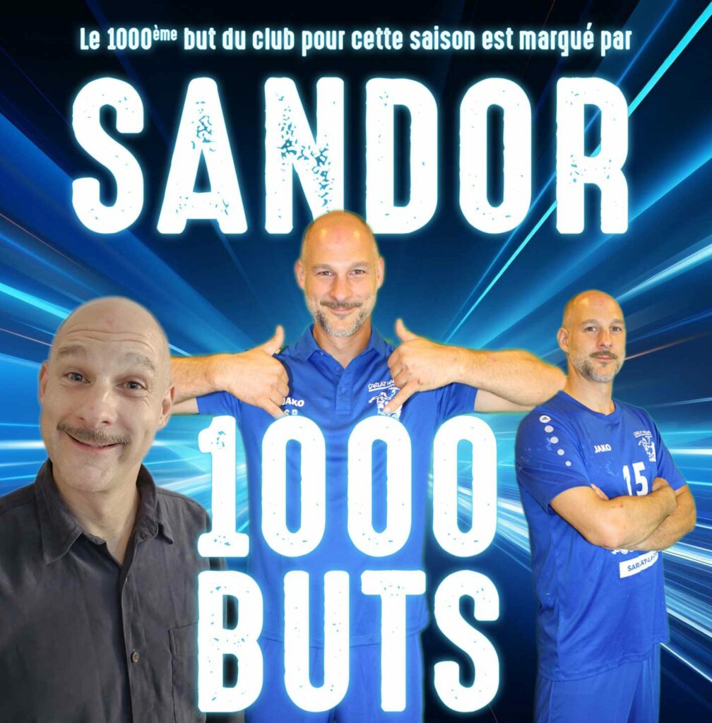Sandor, auteur du 1000e but du Sarlat Handball Périgord Noir pour la saison 2023-2024