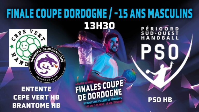Finale de coupe de Dordogne 2024 - catégorie u15 Garçons