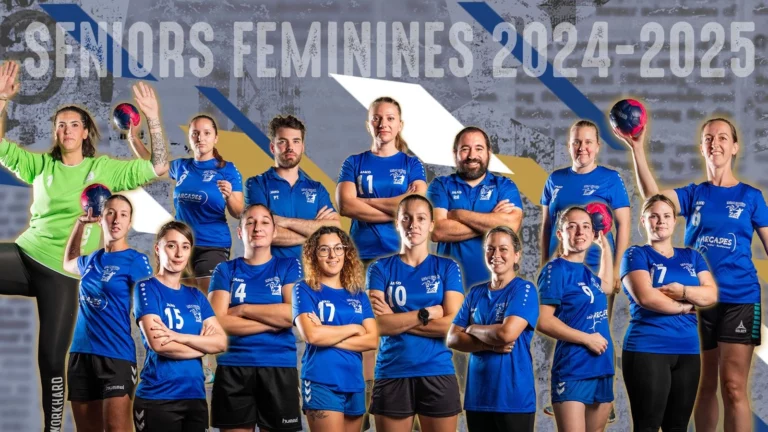 les Seniors Filles du Sarlat Handball Périgord Noir pour la saison 2024-2025