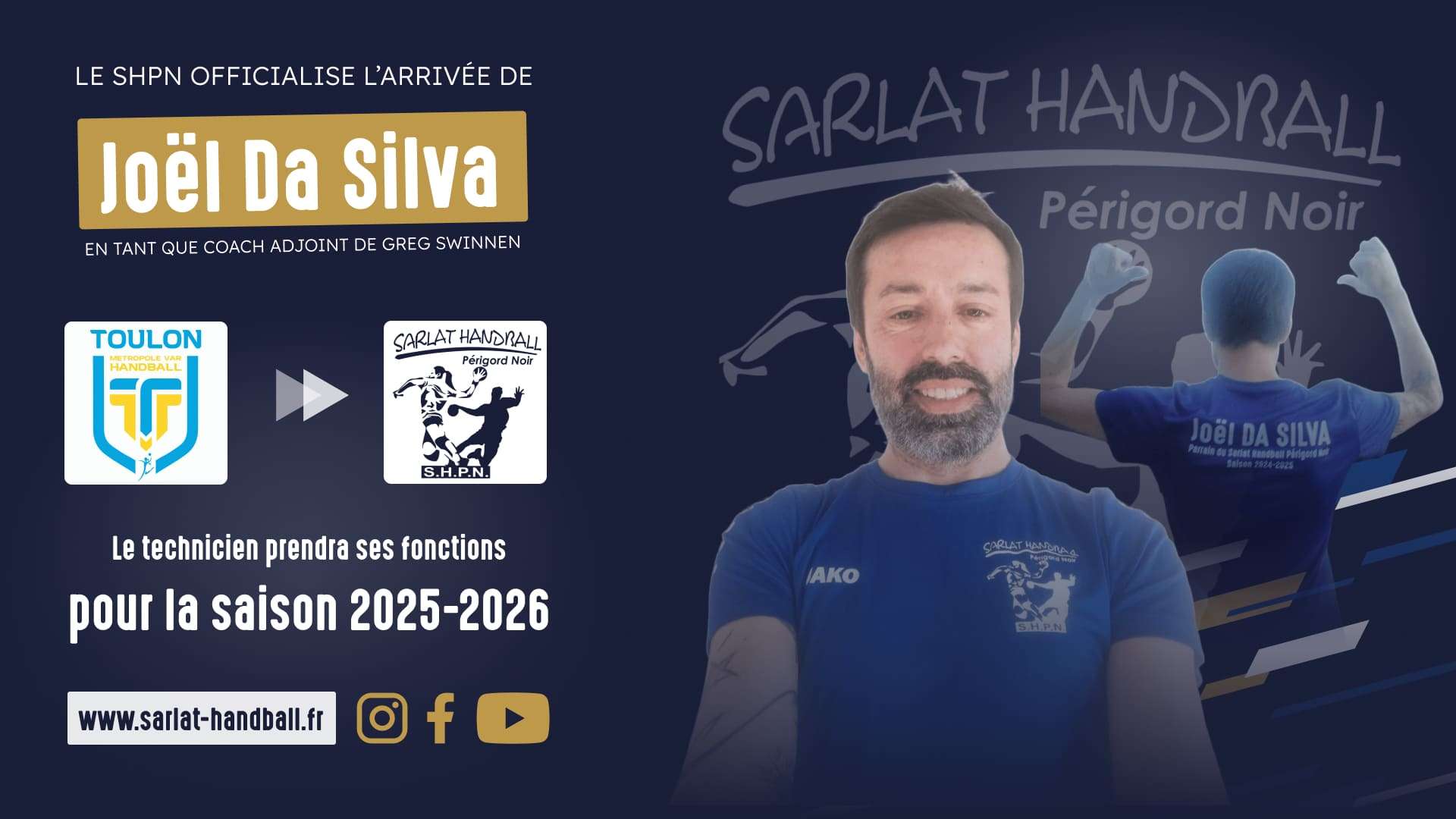 Le SHPN officialise l’arrivée de Joël Da Silva !